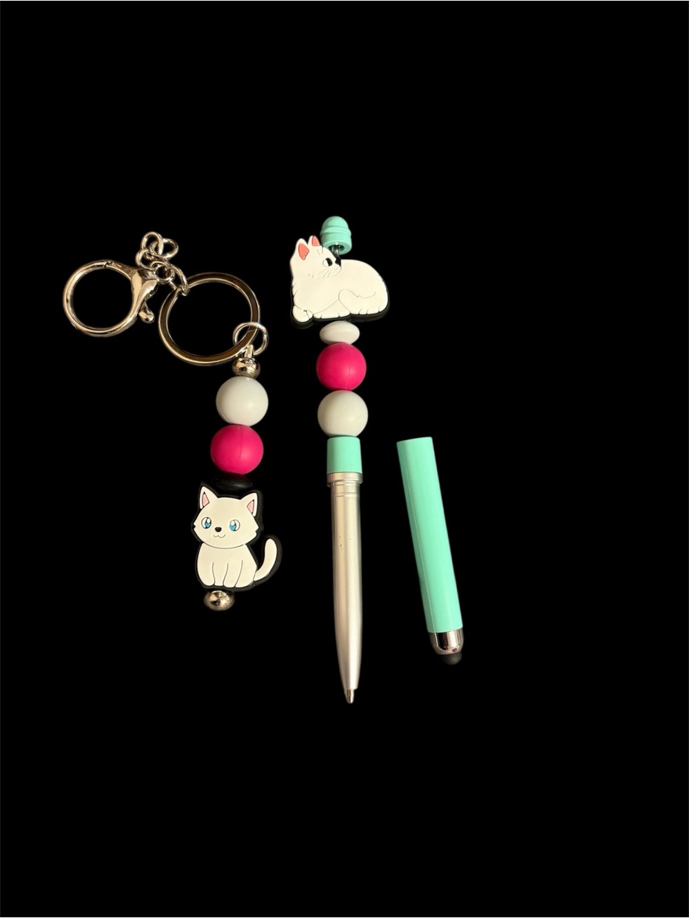 Cat Stylus Pen/ Pen & Keychain Set - Picture 7 of 10